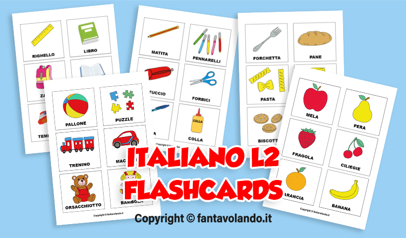 Italiano Lingua 2: In Cucina (flashcards) – Solocuola.it