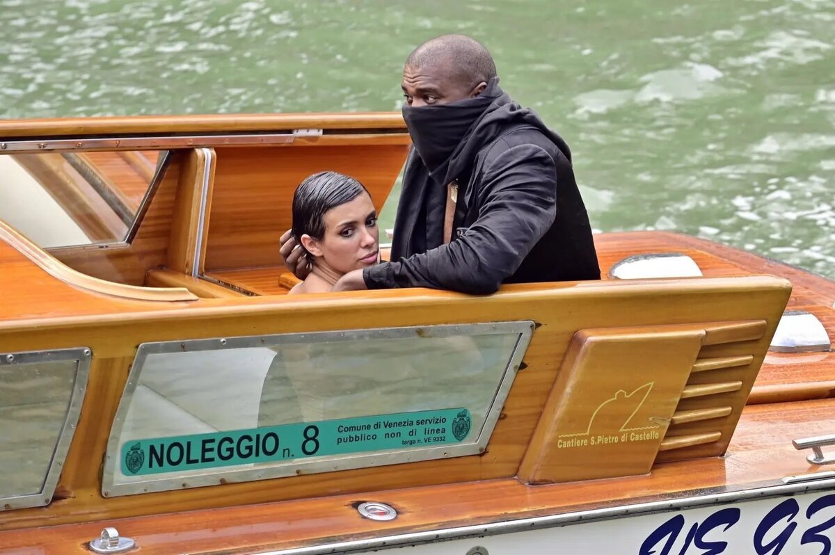 Kanye West e Bianca Censori a Venezia