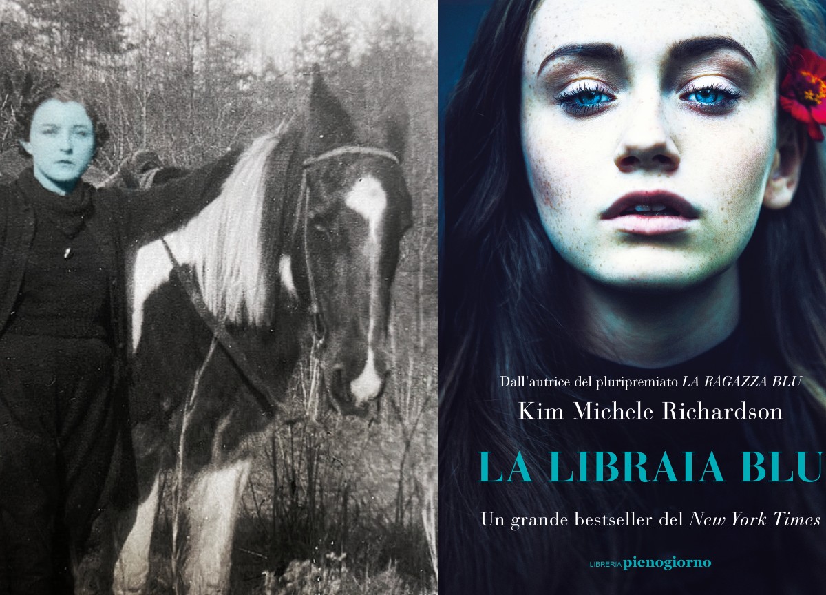 La libraia blu