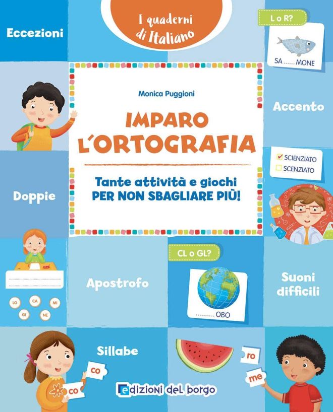 libri di ortografia e grammatica per le vacanze scuola primaria