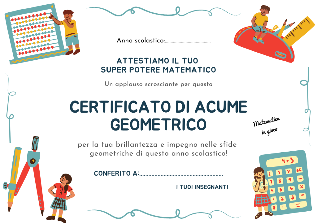 Attestati matematici: la raccolta