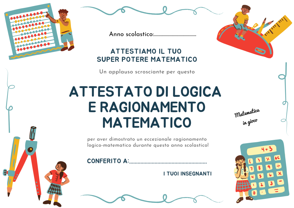 Attestati matematici: la raccolta