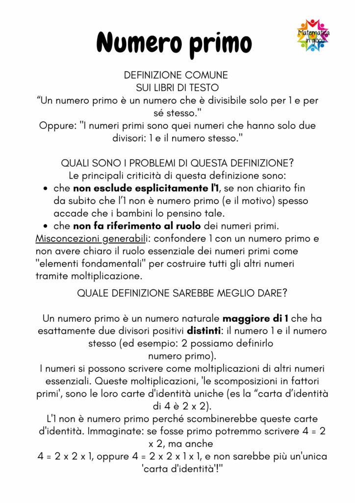 Le definizioni matematiche sbagliate che (quasi tutti) i libri di testo ancora insegnano - PARTE 2: 4 Le definizioni matematiche sbagliate che (quasi tutti) i libri di testo ancora insegnano - PARTE 2: