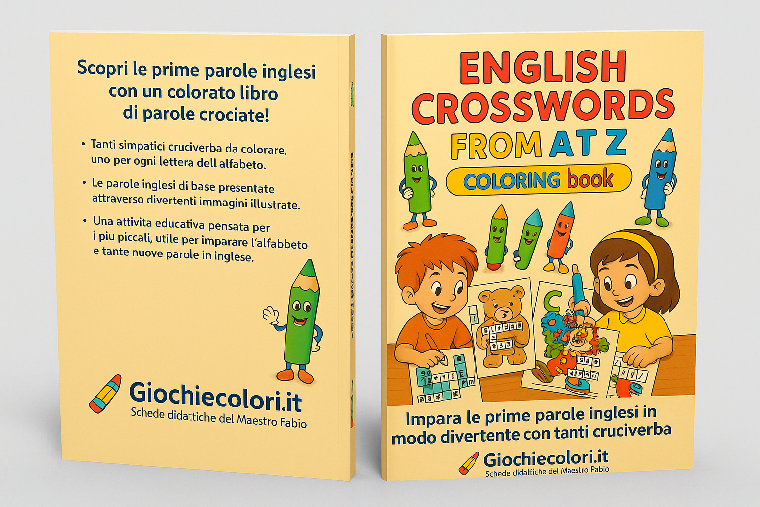 Mockup libro da colorare