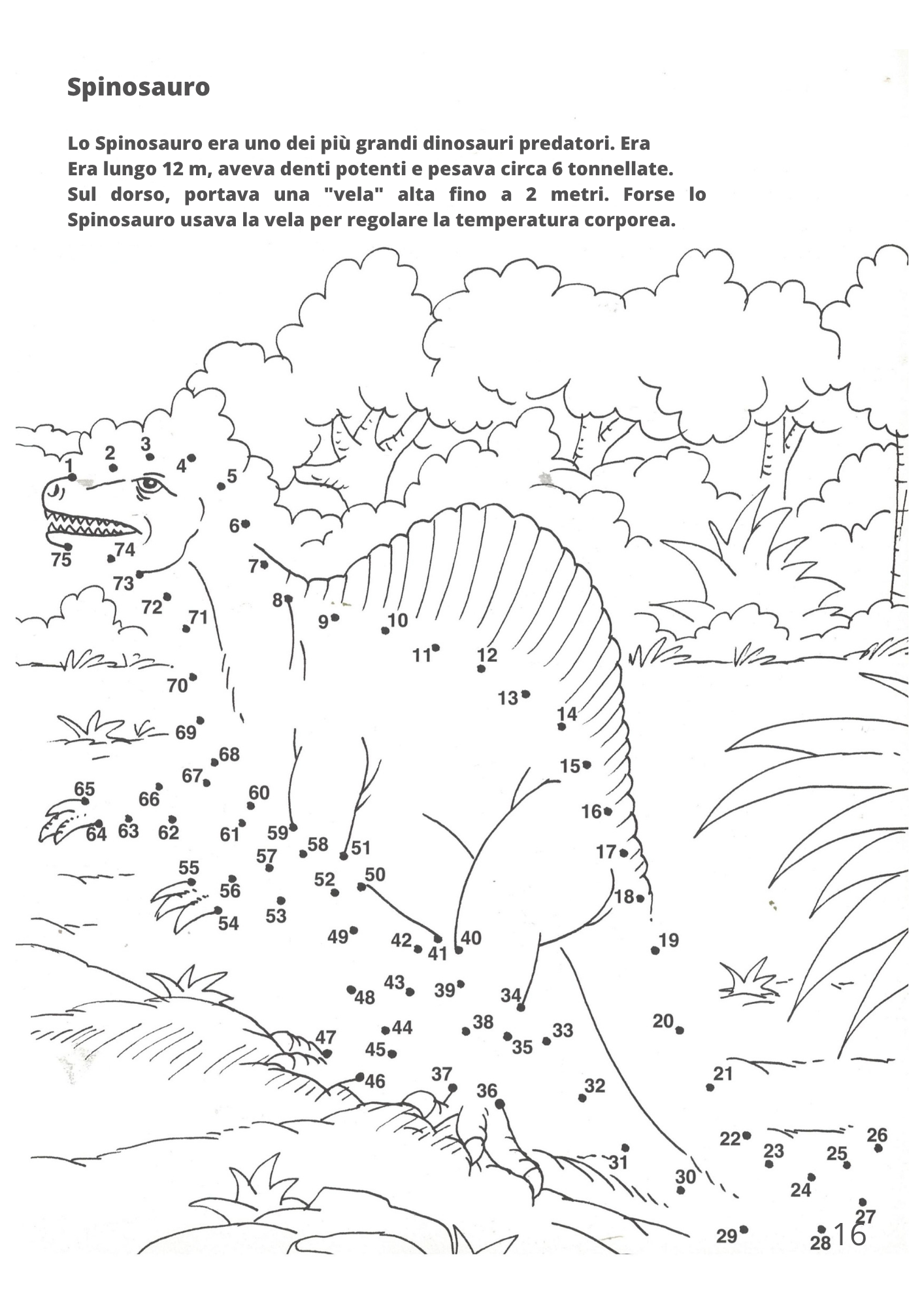 Pagina interna libro dinosauri