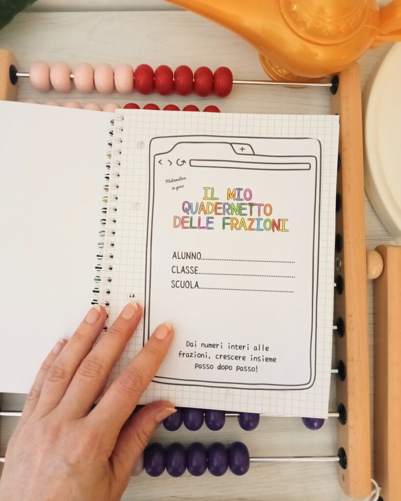 Il quadernetto delle FRAZIONI, il pacchetto gratuito