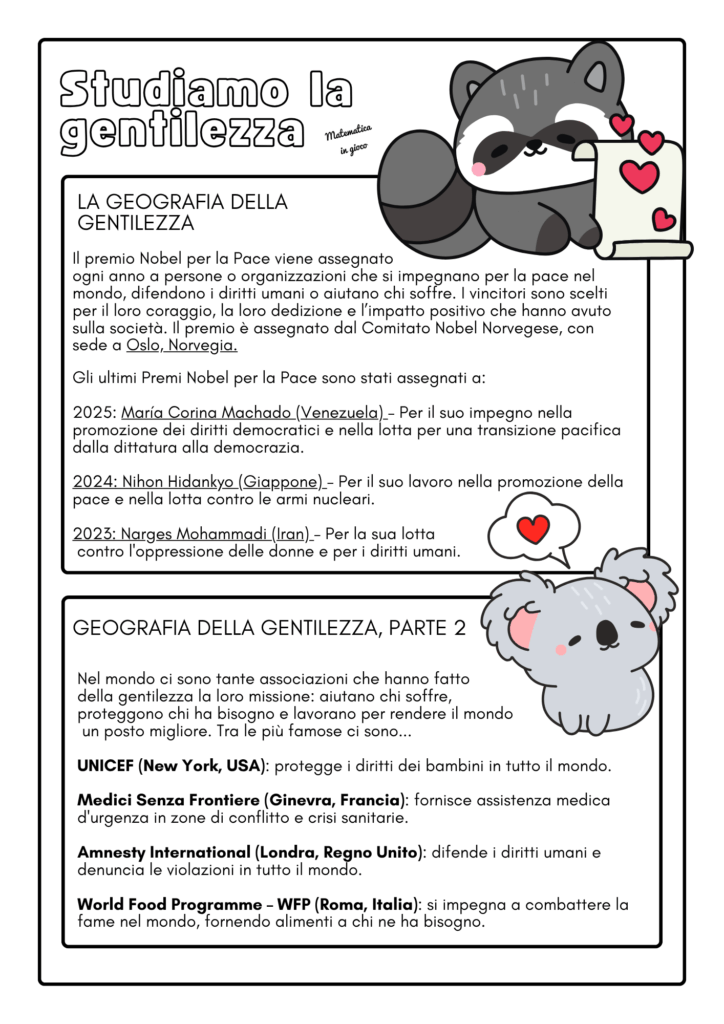 Studiamo la gentilezza