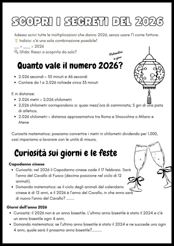 La matematica del 2026